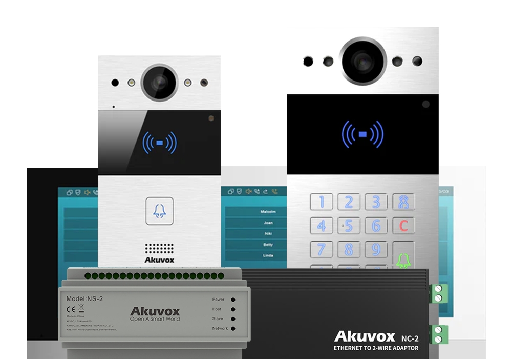 Akuvox 2 Wire devices available at Global Visions Inc