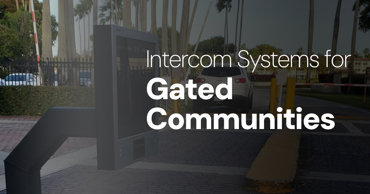 Gated Community gates akuvox x916