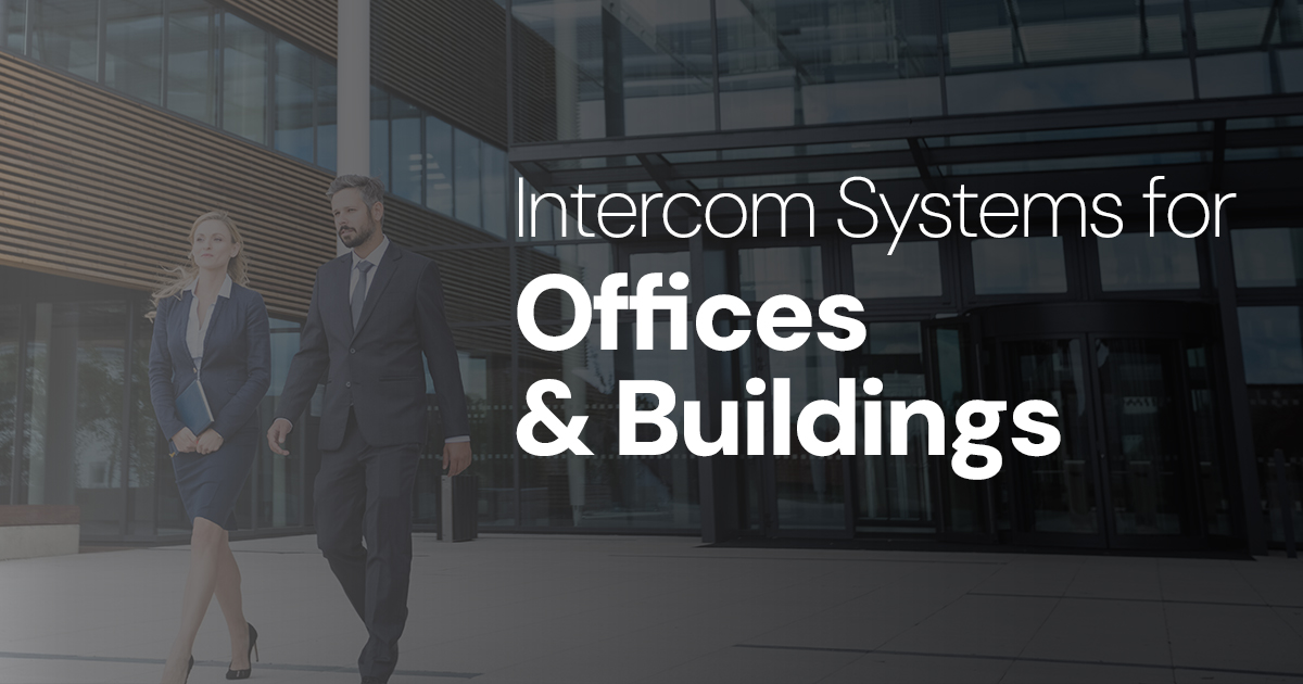 Akuvox intercoms offices commercial buildings